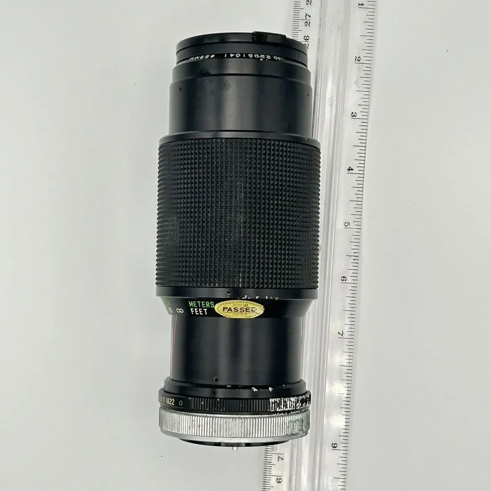 Vivitar 80-20mm F4.5-22 Auto Zoom With 55mm‎ Skylight 1A Filter Canon FD Japan
